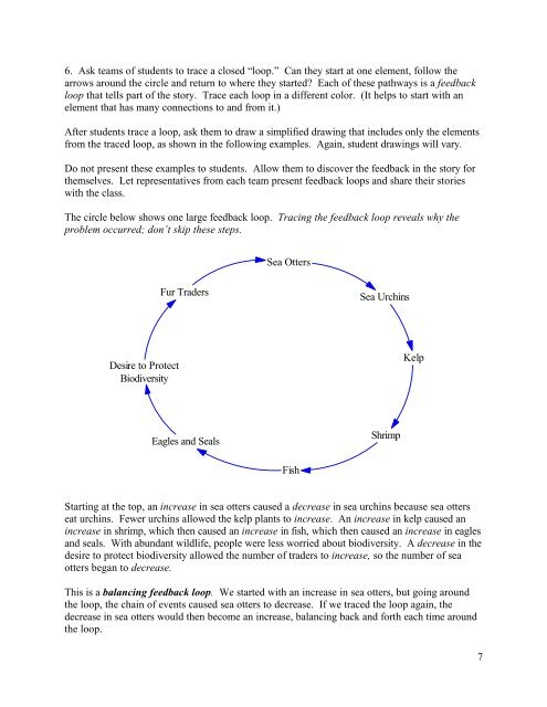 Keystone Species in an Ecosystem Using Connection Circles to Tell ...