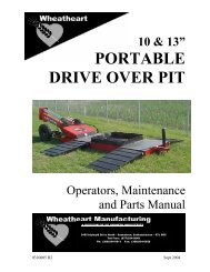 PORTABLE DRIVE OVER PIT