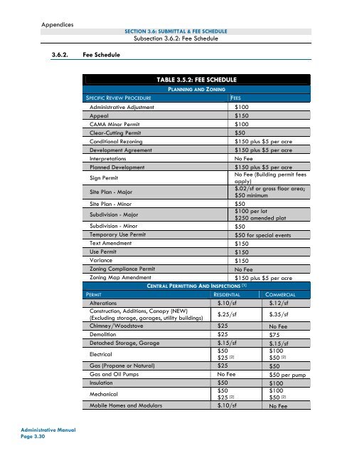 Administrative Adjustment - Currituck County Government