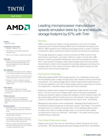 AMD Case Study - Tintri