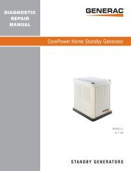 Diagnostic Repair Manual Core Power 7KW 5837 - Generac Parts