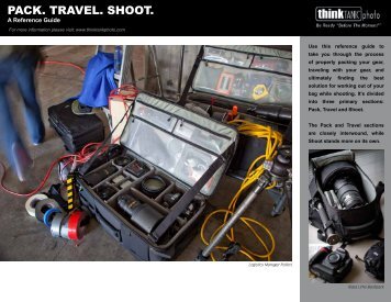 PACK. TRAVEL. SHOOT. - Think Tank Photo