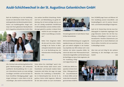 Ausgabe 2011-3 - St. Augustinus Gelsenkirchen GmbH