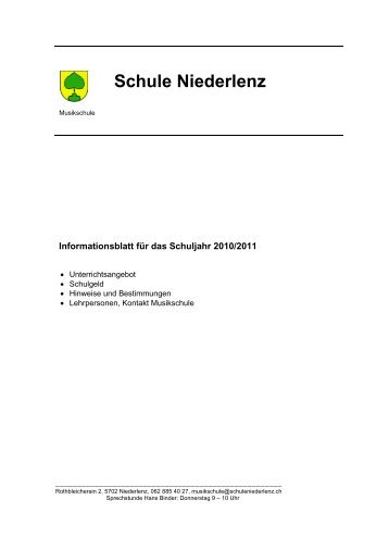 Schule Niederlenz