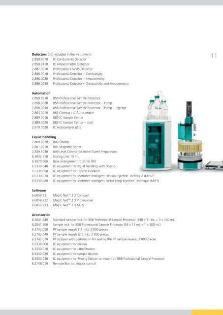 881 Compact IC pro 882 Compact IC plus