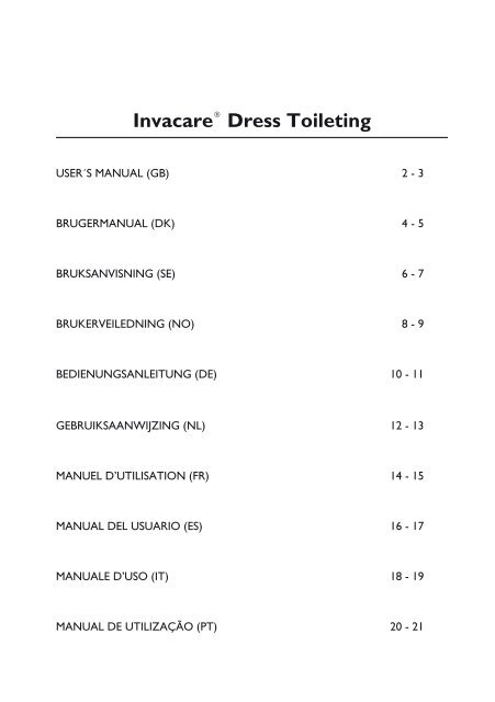 Invacare® Dress Toileting