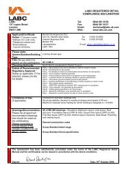 labc registered detail compliance declaration - LABC - UK.COM