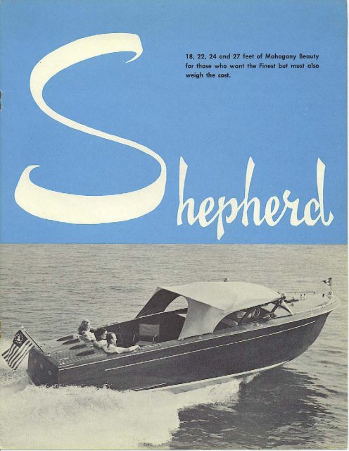 1954 Colour Jafco Brochure (PDF file 949 kb) - Shepherd Boats
