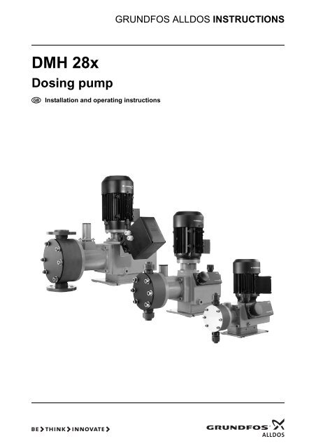 Grundfos Alldos DMH 28x O&M Manual - WES Dosing Products