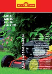 2.42 B 2.48 BA 2.53 BA 2.48 A HW 2.42 B 2.48 ... - WOLF-Garten NL