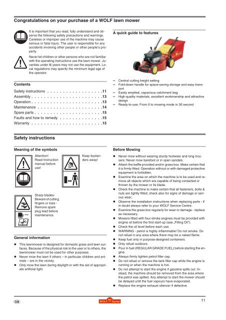 2.42 B 2.48 BA 2.53 BA 2.48 A HW 2.42 B 2.48 ... - WOLF-Garten NL