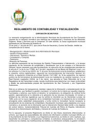 Reglamento Contabilidad - Ayuntamiento de San Fernando