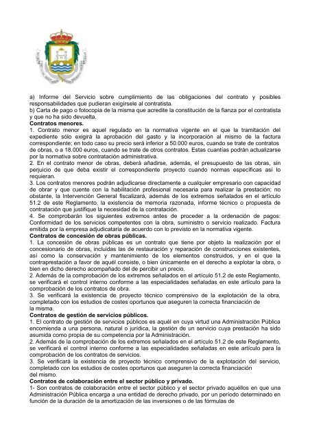 Reglamento Contabilidad - Ayuntamiento de San Fernando