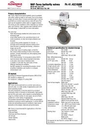 NAF-Torex butterfly valves Fk 41.42(18)GB