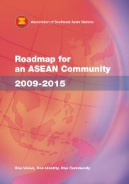 2009-2015 Roadmap for an ASEAN Community