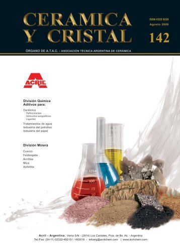 Anunciantes, I - ceramica y cristal