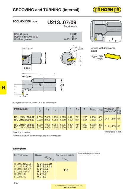 SUMMARY H - Horn USA