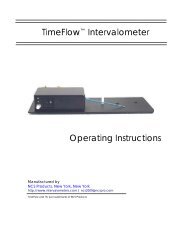 Bolex TIV-145B Manual - Intervalometer