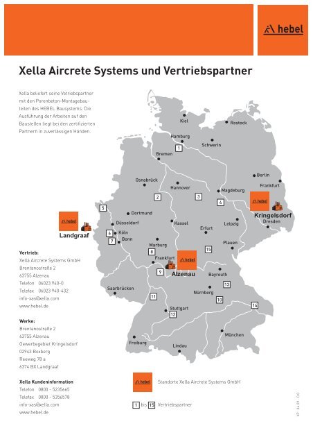 Xella Aircrete Systems und Vertriebspartner