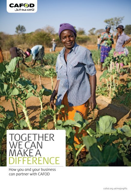 CAFOD Corporate partnership brochure (5 MB)