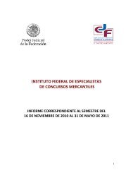 Instituto Federal de Especialistas de Concursos Mercantiles ...