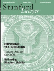 Issue 71 - Stanford Lawyer - Stanford University