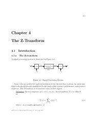 Chapter 4 The Z-Transform