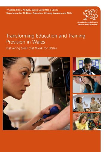 Transforming Education and Training Provision in Wales