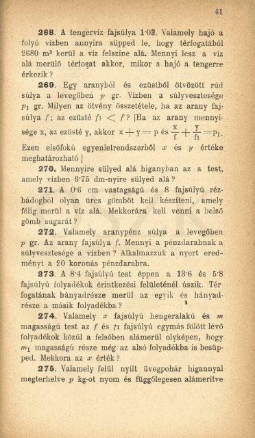 Fizikai pÃ©ldatÃ¡r. 1. kÃ¶t., Feladatok a mechanika, akusztika Ã©s ... - MEK