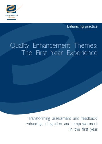 QAA277 Transforming Assess.qxd - the Enhancement Themes ...