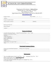 Department of Periodontics â Referral Form 1100 Florida Ave., Rm ...