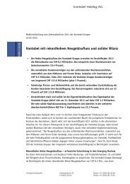 Half Year Report 2012 Vontobel Holding Ag