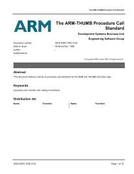 The ARM-THUMB Procedure Call Standard