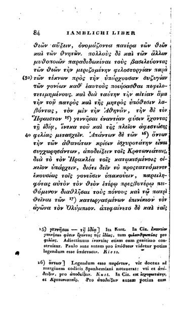 de vita pythagorica - Notes du mont Royal