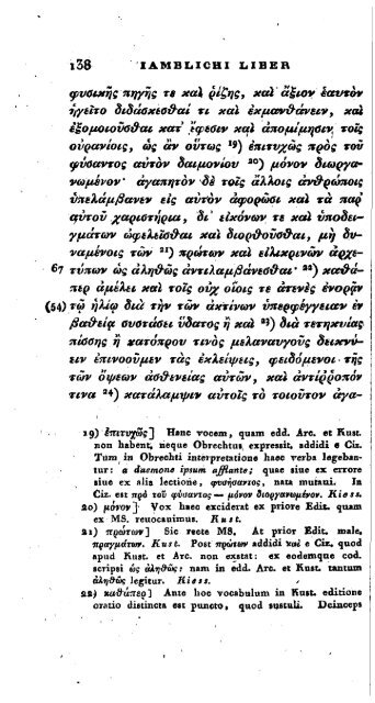 de vita pythagorica - Notes du mont Royal