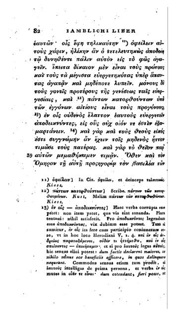 de vita pythagorica - Notes du mont Royal