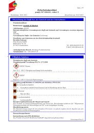 Sicherheitsdatenblatt - Peter Kwasny GmbH