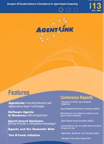 Issue 13 (June 2003) - AgentLink.org