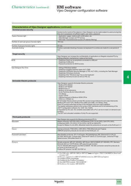 Human/Machine Interfaces - Schneider Electric