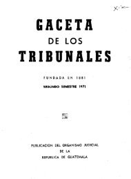 GACETA TRIBUNALES - Biblioteca OJ