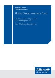 Allianz Global Investors Fund - Ahorro.com