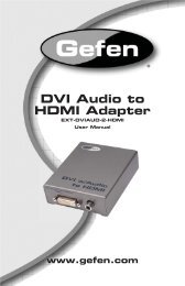 DVI Audio to HDMI Adapter - Gefen