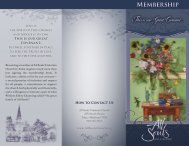 Download Our brochure on Membership. - All Souls Unitarian Church