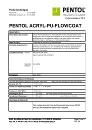 PENTOL ACRYL-PU-FLOWCOAT