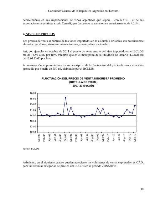 VINOS Provincia de Columbia BritÃ¡nica - Wines Of Argentina