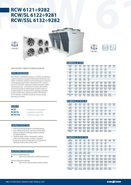 2012 agregaty dla systemÃ³w wody lodowej KLIMA-THERM by CLINT