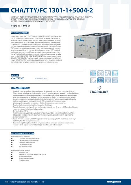 2012 agregaty dla systemÃ³w wody lodowej KLIMA-THERM by CLINT