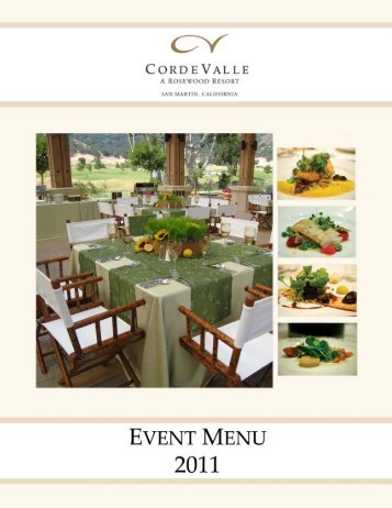 Banquet Menu PDF - Rosewood Hotels & Resorts