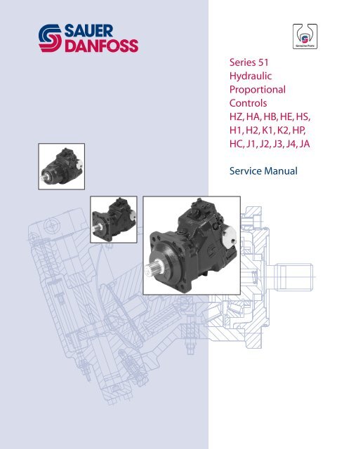 Series 51 Hydraulic Proportional Controls HZ, HA ... - Sauer-Danfoss