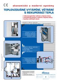 teplovzduÅ¡nÃ© , vytÃ¡pÄnÃ­ vÄtrÃ¡nÃ­ s rekuperacÃ­ tepla - PRIMA - KLIMA ...